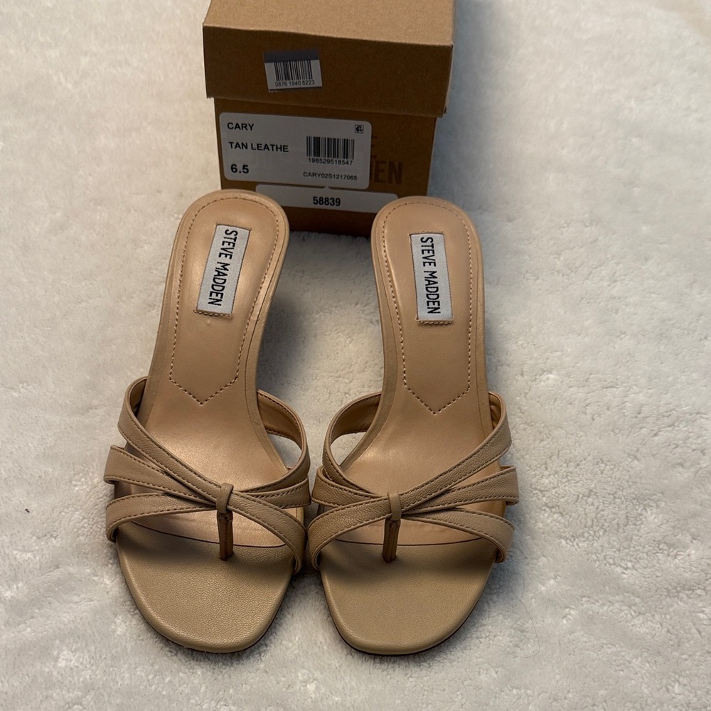Steve Madden Cary Tan Women's Heeled Sandal